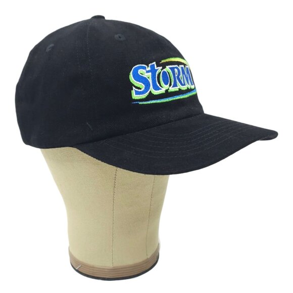 Select Storm Embroidered Logo Strapback Cap Brushed Cotton 90s Baseball Hat - Picture 3 of 14